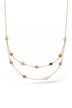Collier "Colormix" 3,01Ct/11 Or Jaune 375/1000