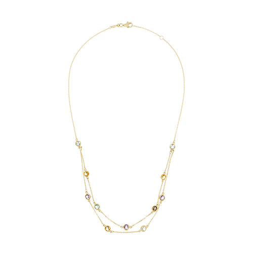 Collar "Colormix" - Oro amarillo 375/1000