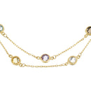 "Colormix" Necklace - 375/1000 Yellow Gold