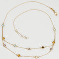 Collier "Colormix" 3,01ct/11 Or jaune 375/1000