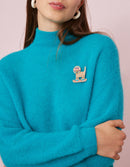 Pull Crabouille - Turquoise