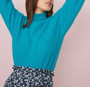 Pull Crabouille - Turquoise