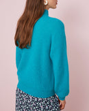 Pull Crabouille - Turquoise