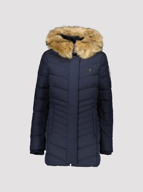 Doudoune Chauffante Crans Montana Heat - Navy - Femme