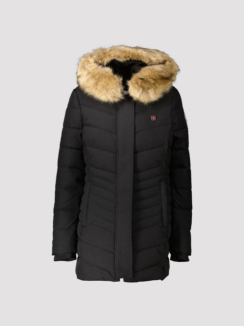 Doudoune Chauffante Crans Montana Heat - Noir - Femme