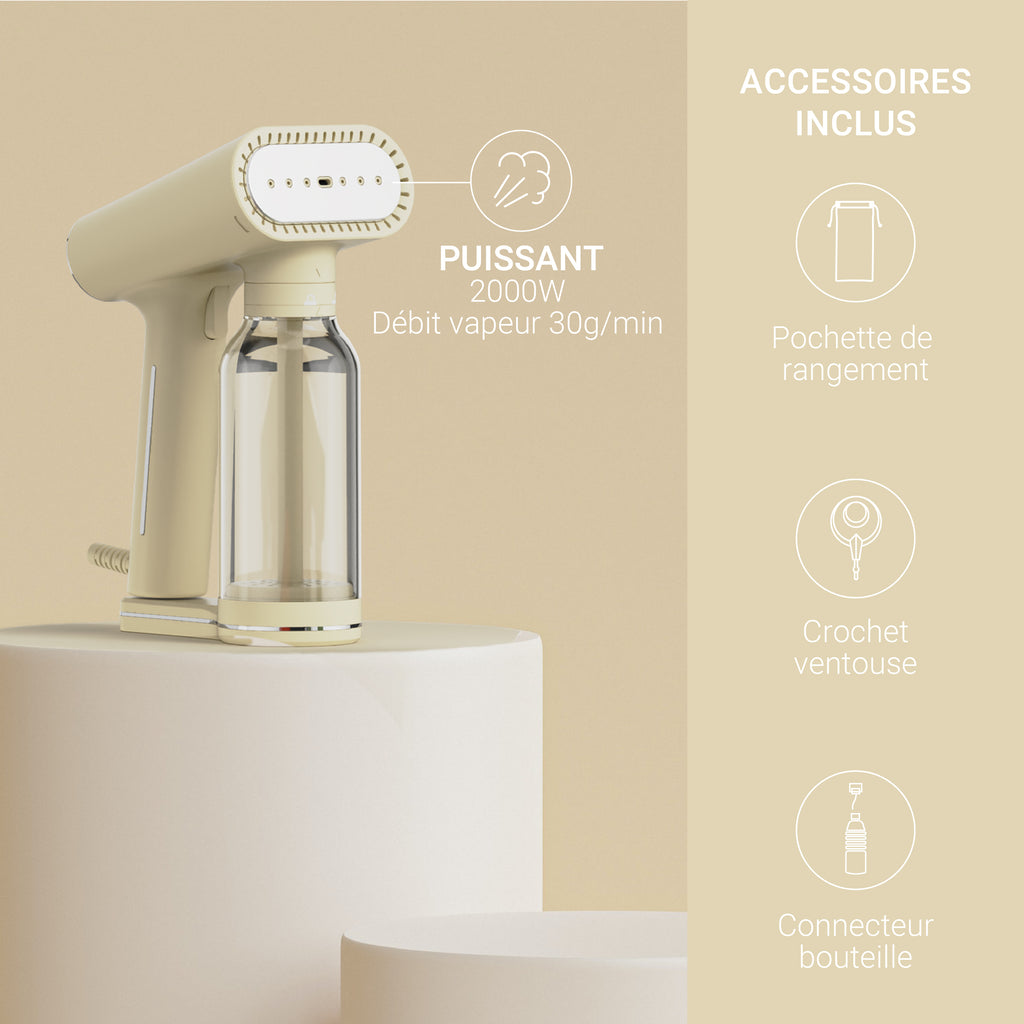 Pack - Karl XL Steamer + Lint Shaver - Beige