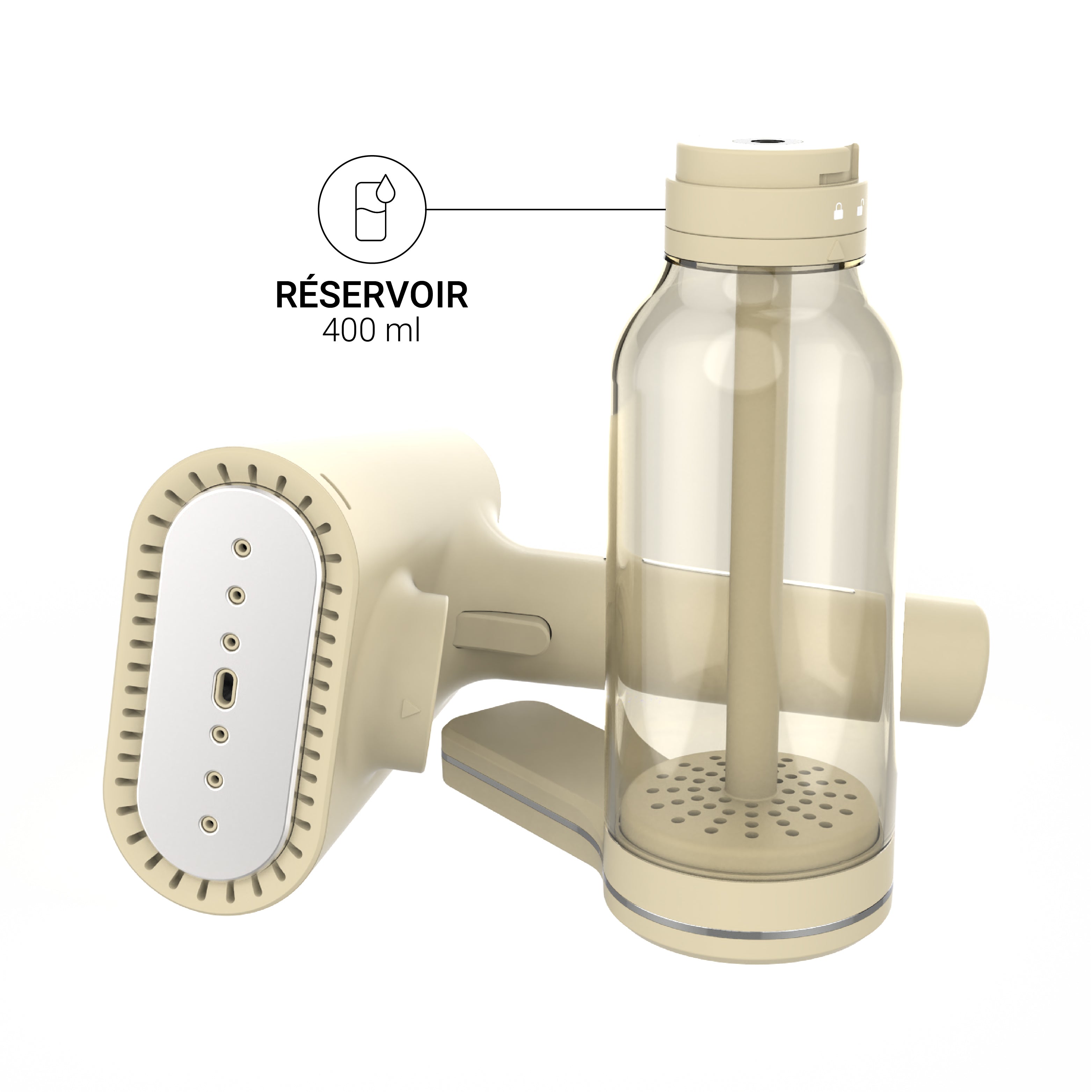 Portable Steamer - Karl XL Cream400 - Beige