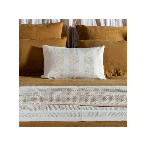 Nappe/Plaid - Crepite - Écru