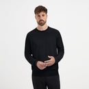 Pull Crew Neck 100% Merino - Basalt Black