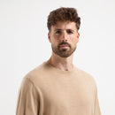 Pull Crew Neck 100% Merino - Sahara Sand