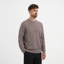 Pull Crew Neck 100% Merino - Oak Brown