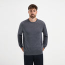 Pull Crew Neck 100% Merino - Storm Grey