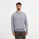 Pull Crew Neck 100% Merino - Moonstone Grey