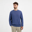 Pull Crew Neck 100% Merino - Pacific Blue