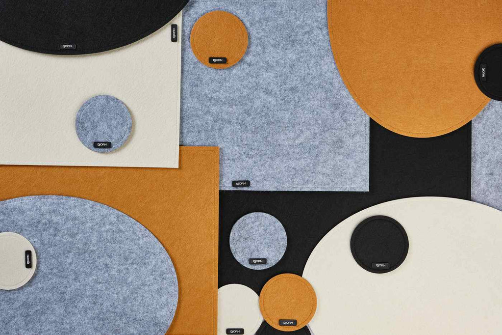 Nude - 6 Sous-Verres - Feutre Recyclé