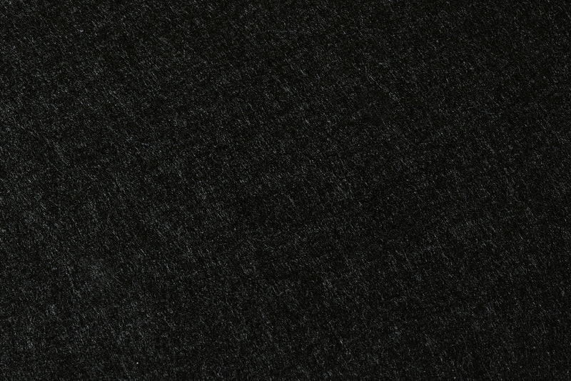 Sous-Verre Rond - 6 Pièces - Feutre Recyclé Noir