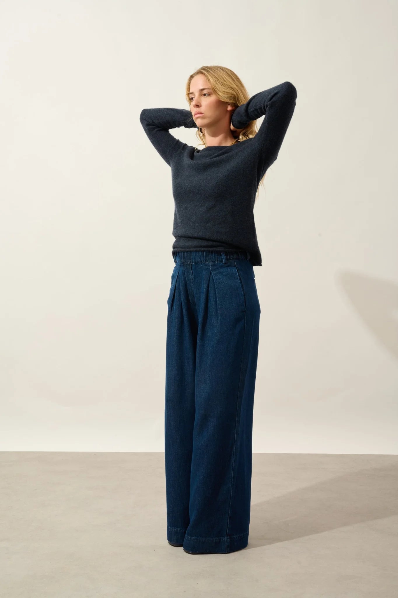 Boat-Neck Jumper - Criou - Caviar