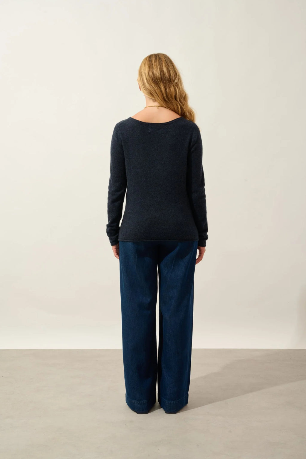 Boat-Neck Jumper - Criou - Caviar