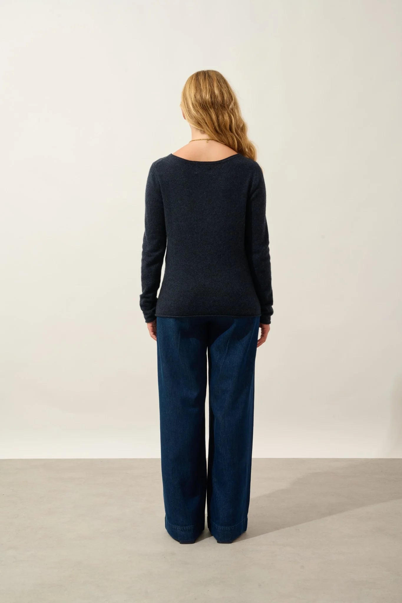 Boat-Neck Jumper - Criou - Caviar