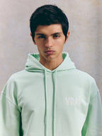 Sweat Capuche Unisexe Fresque Vert D'Eau