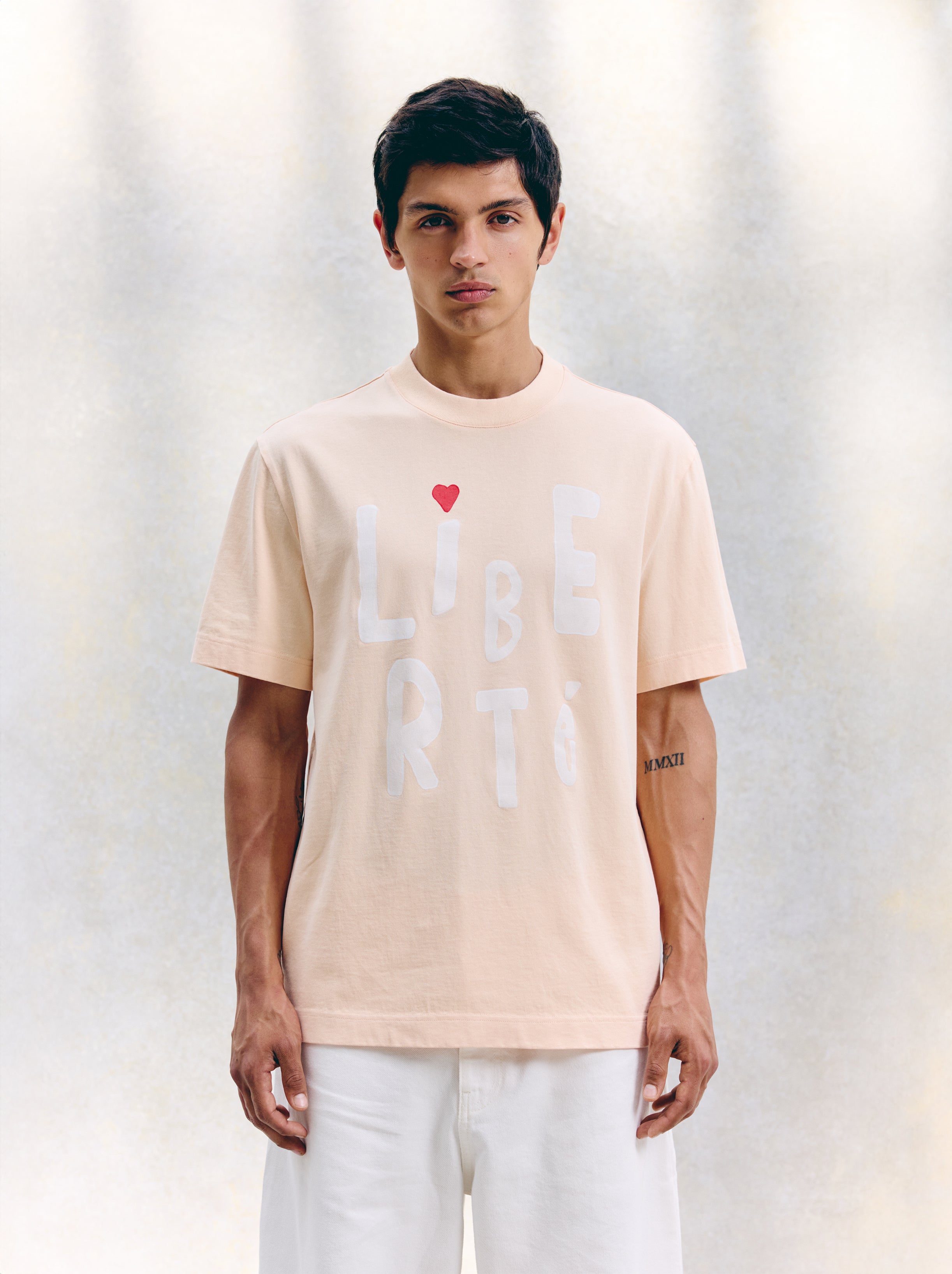 Apricot Brushstroke Unisex T-Shirt