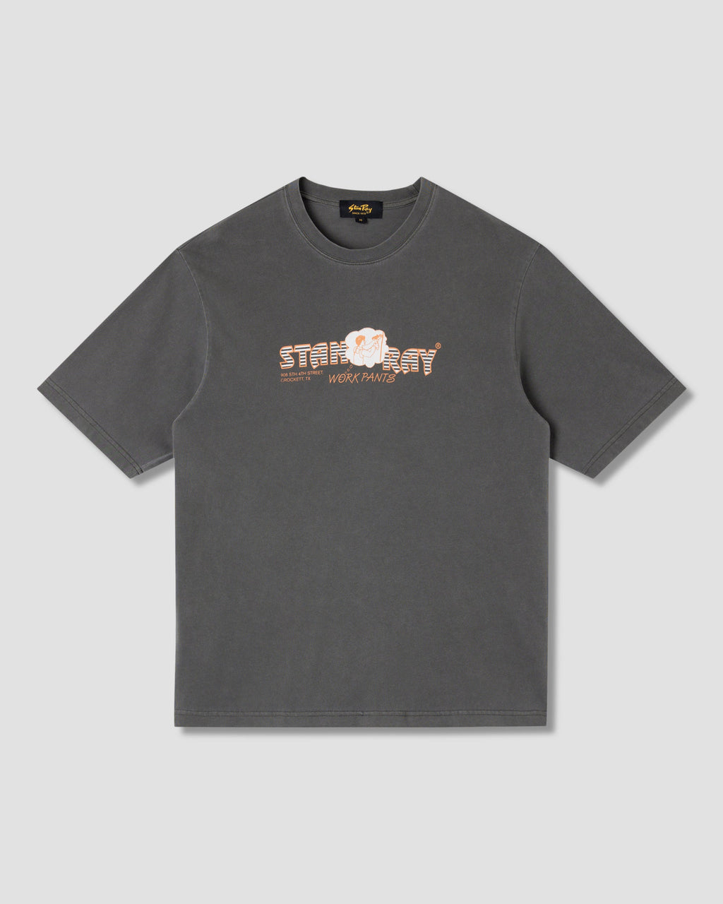 Crockett Pants Tee - Washed Black