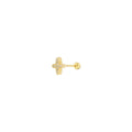Gold Cross Piercing