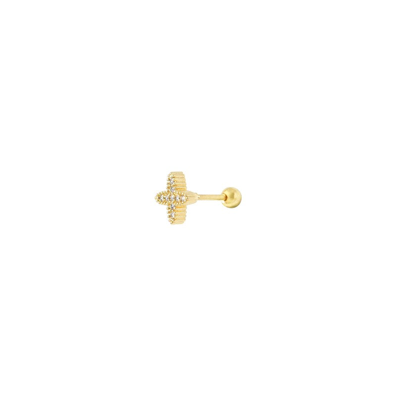 Gold Cross Piercing