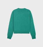 Crown Cashmere Crewneck - Green - Women