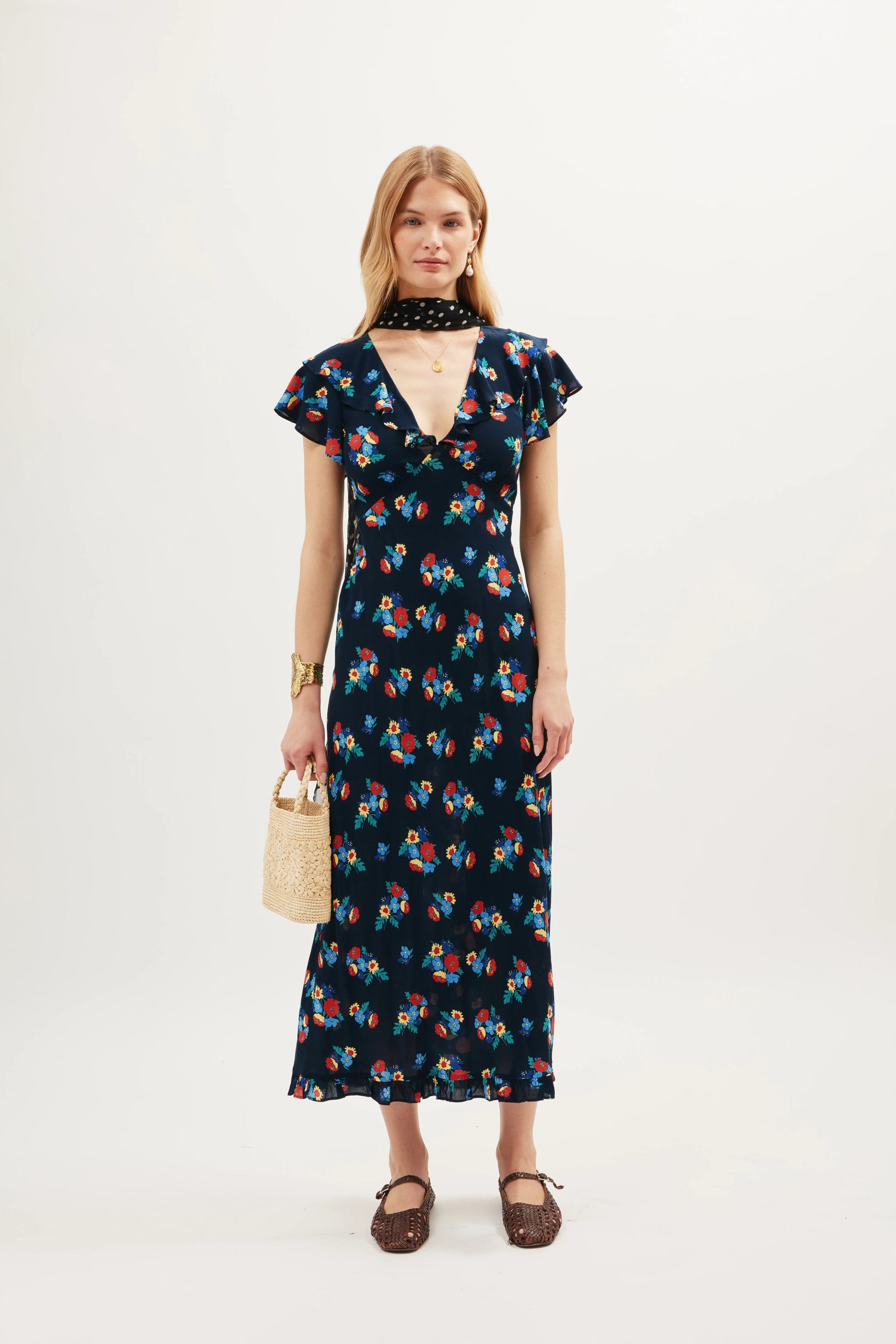 Bethea Eden Floral Navy Dress