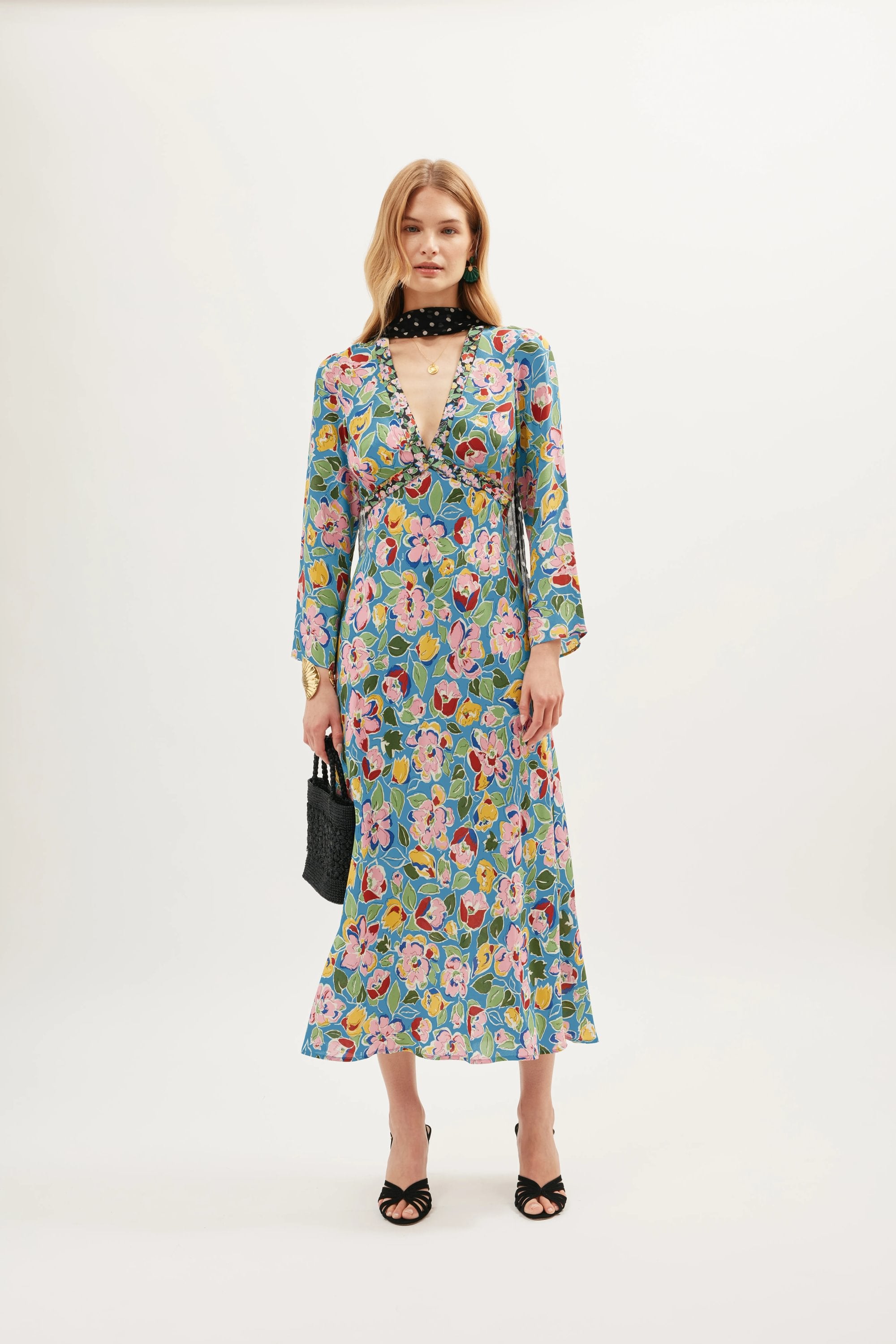 Robe Tania Jeannie Bloom Sky