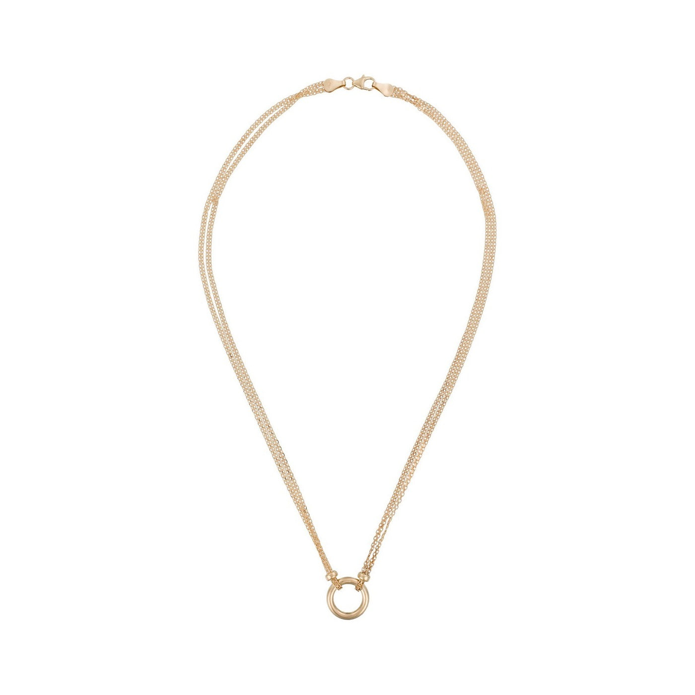 Collier "Round" Or Jaune - Or Jaune