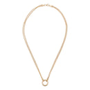 Necklace "Round" - Yellow gold 375/1000