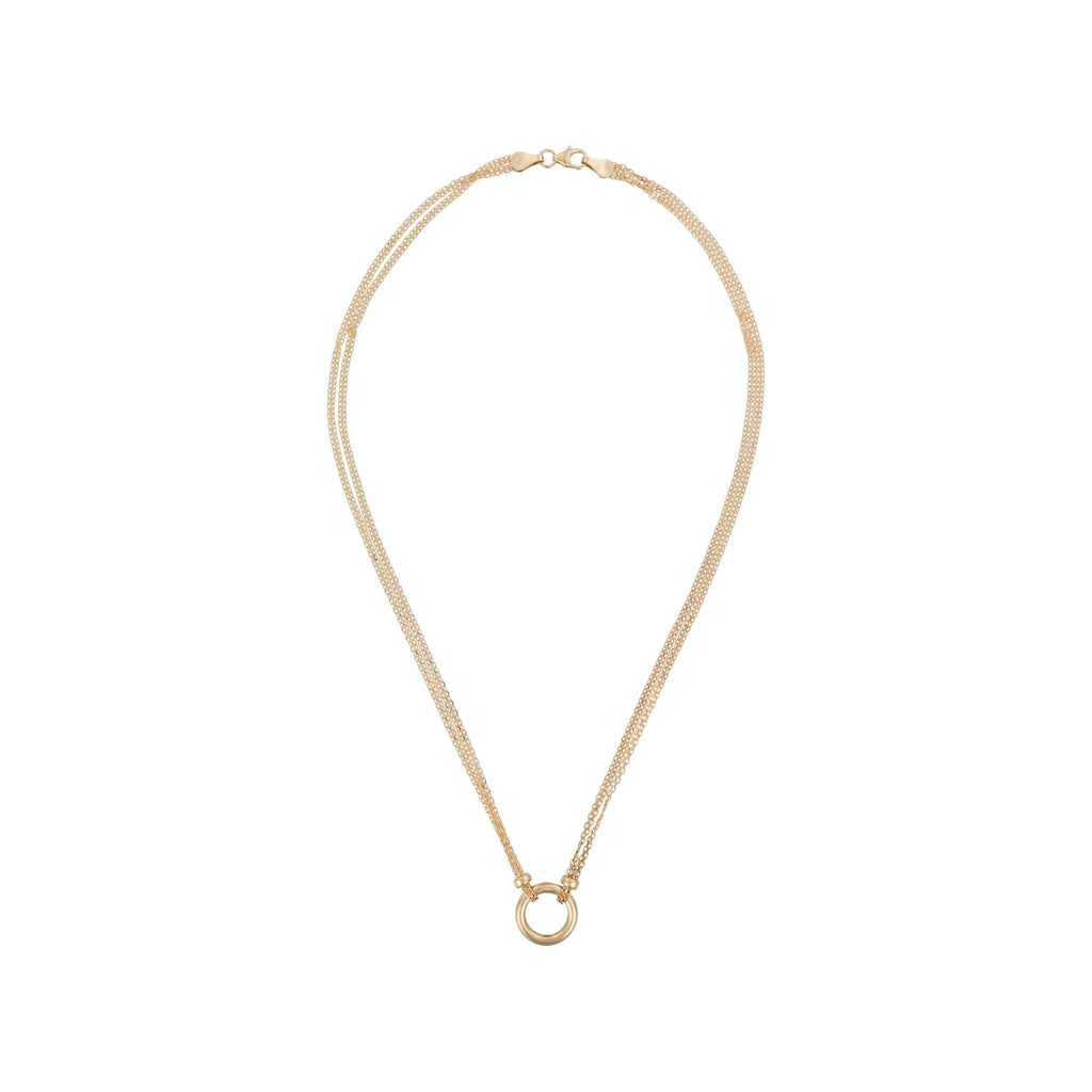 Collier "Round" Or Jaune 375/1000