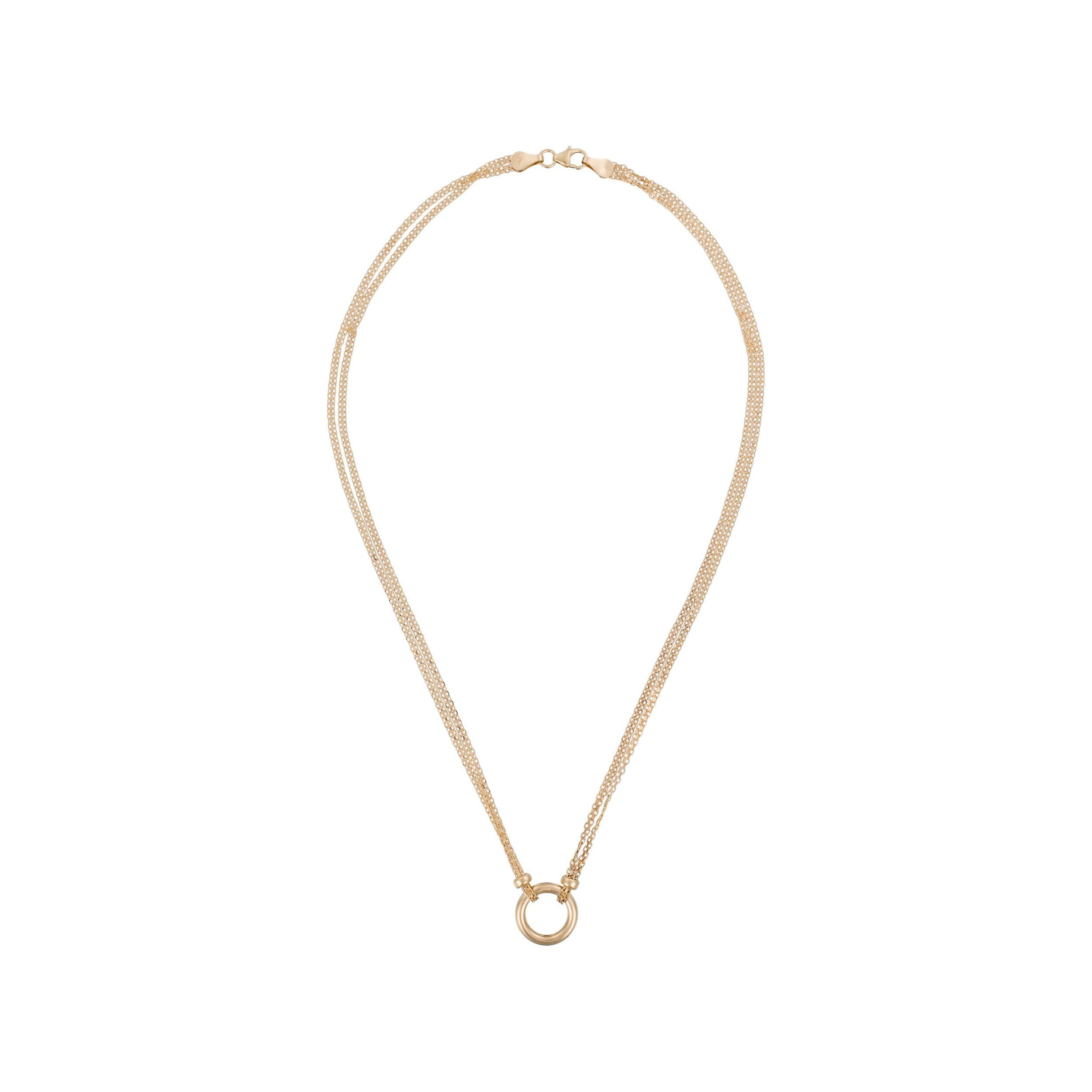 Collier "Round" Or Jaune 375/1000