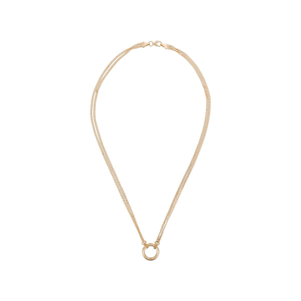 "Round" Necklace 375/1000 Yellow Gold