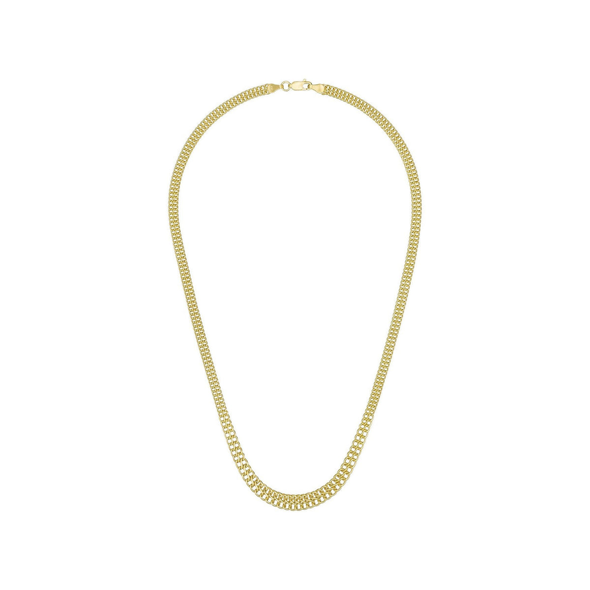 Collier "Maille Valparaiso" - Or Jaune 375/1000
