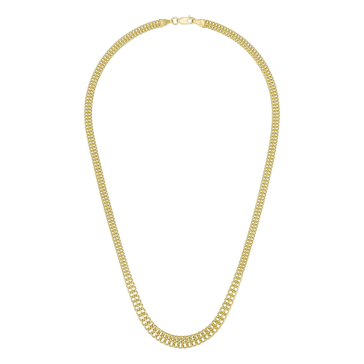 Collar de eslabones "Valparaíso" - Oro amarillo 375/1000