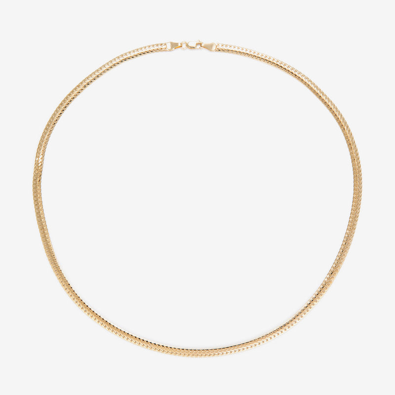 "Bellamia Mesh" Necklace - 375/1000 Yellow Gold