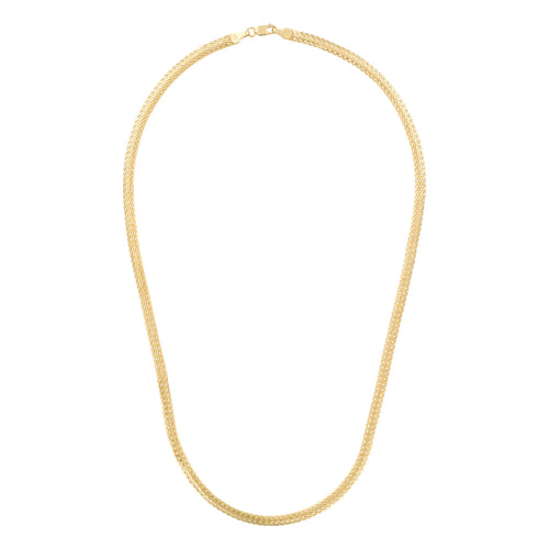 "Bellamia Mesh" Necklace - 375/1000 Yellow Gold