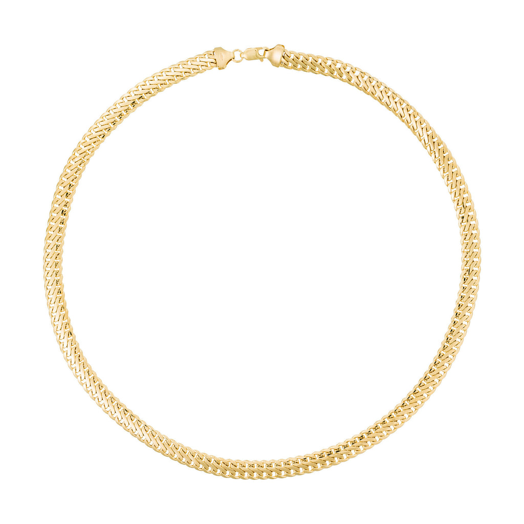 Collier Maille " Nathalia" Or Jaune 375/1000