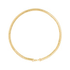 Collar "Nathalia" - Malla Ovalada - Oro amarillo 375/1000