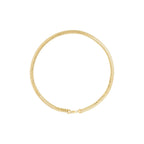Collier" Nathalia" Maille Ovale - Or Jaune 375/1000