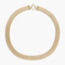 "Calera Mesh" Necklace with Buoy Clasp - 375/1000 Yellow Gold