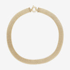 Collier "Maille Calera" Fermoir Boué - Or Jaune 375/1000