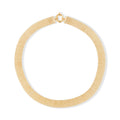 Collier "Maille Calera" Fermoir Boué Or Jaune 375/1000