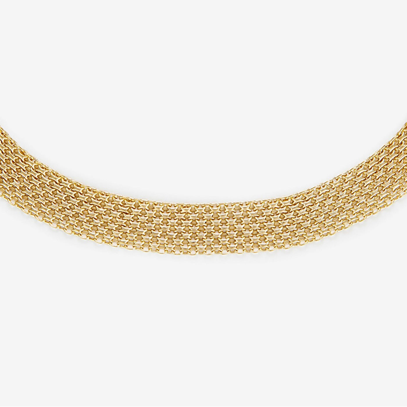 Collier "Maille Calera" Fermoir Boué - Or Jaune 375/1000
