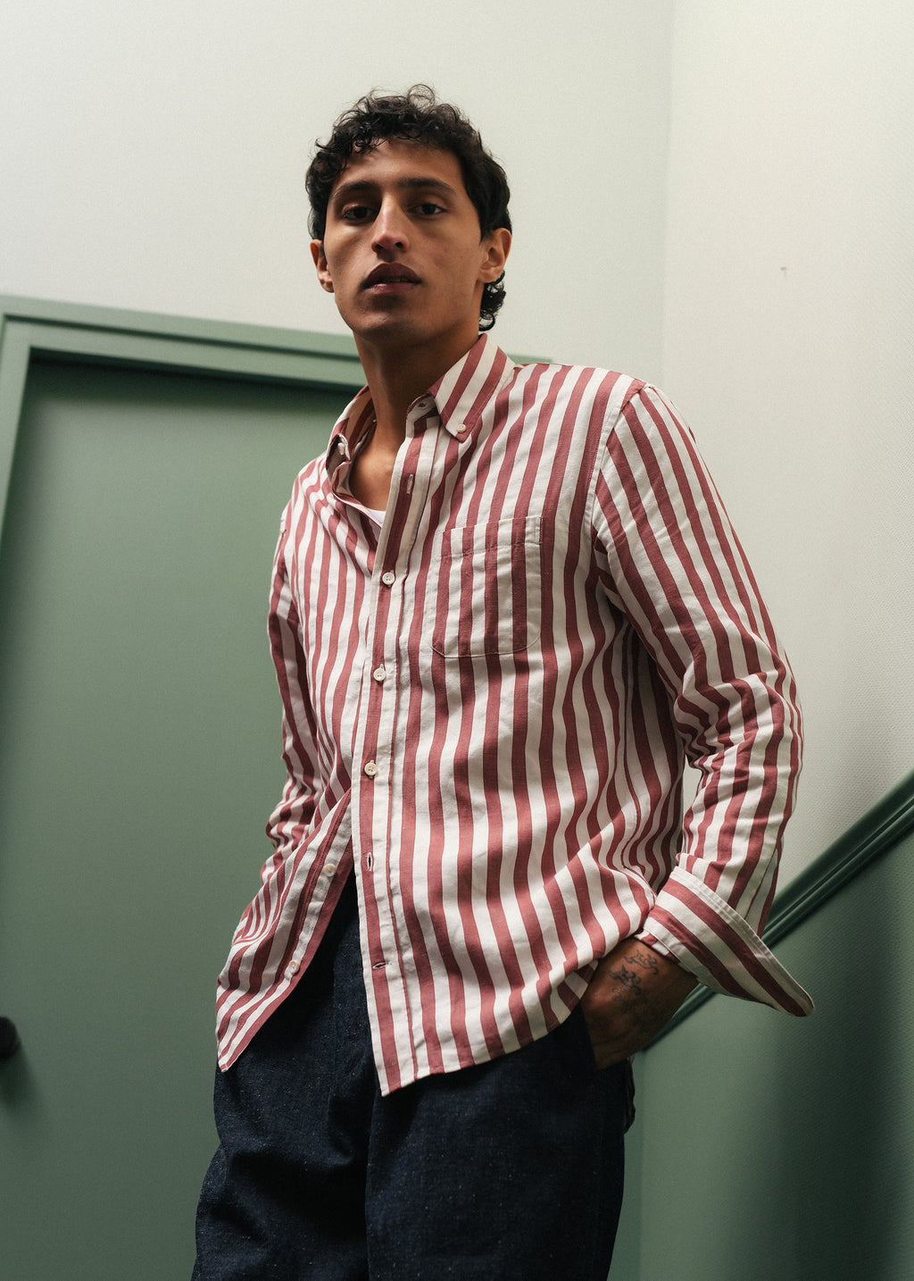 Chemise Calvi - Rouge Et Blanc