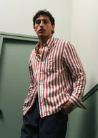 Chemise Calvi - Rouge Et Blanc