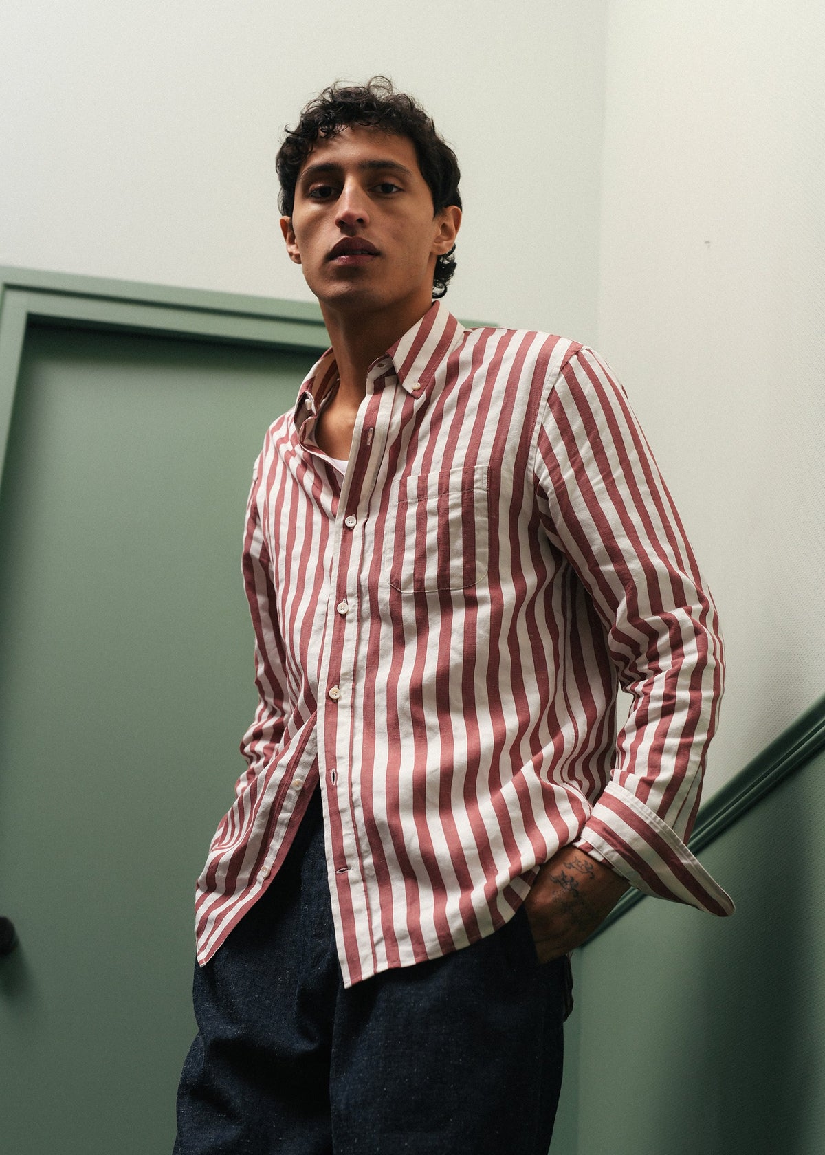 Chemise Calvi - Rouge Et Blanc